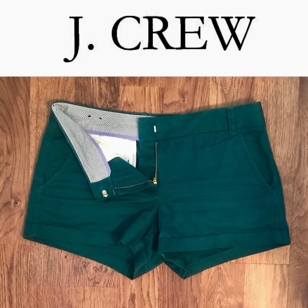 J. Crew Teal Chino Shorts